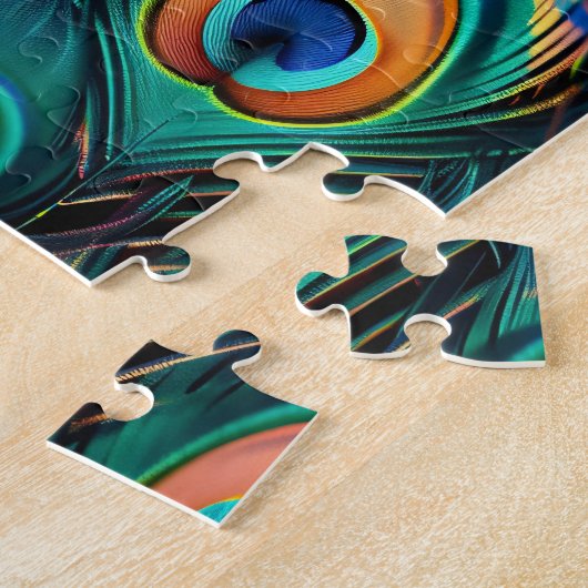 Peacock Feather Pattern Puzzle (Seite)