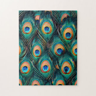 Peacock Feather Pattern Puzzle