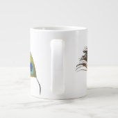 Peacock Feather Pattern Tasse (Rückseite)