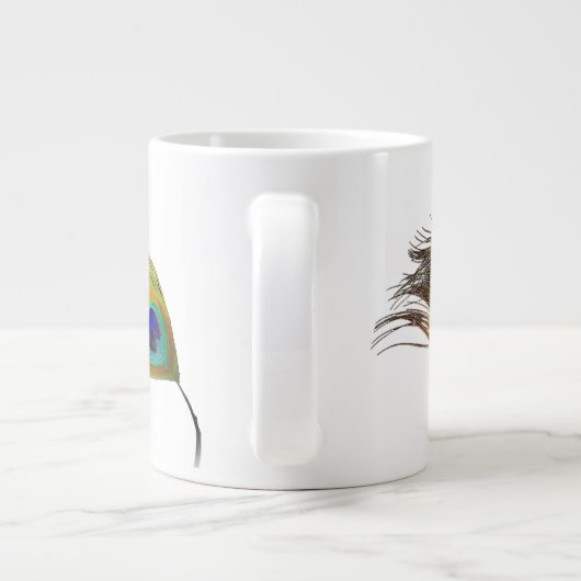 Peacock Feather Pattern Tasse (Rückseite)