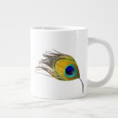 Peacock Feather Pattern Tasse (Rechts)