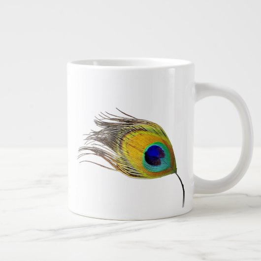 Peacock Feather Pattern Tasse (Rechts)