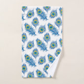 Peacock Feather Patternhandtuch Badhandtuch Set (Handtuch)
