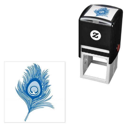 Peacock Feather Permastempel (Beispiel)