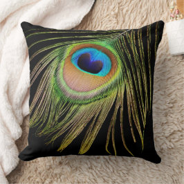 Peacock Feather Pillow Kissen