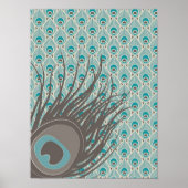 Peacock Feather Poster (Vorne)