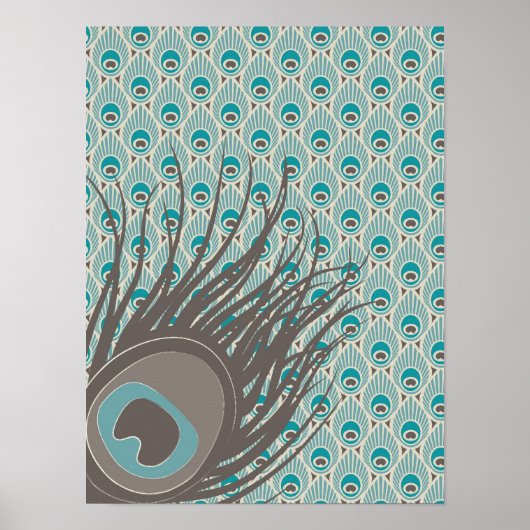 Peacock Feather Poster (Vorne)