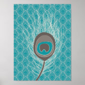 Peacock Feather Poster (Vorne)