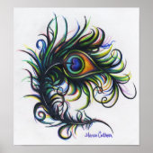 Peacock Feather Poster (Vorne)
