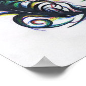 Peacock Feather Poster (Ecke)