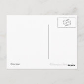 Peacock Feather Postkarte (Rückseite)