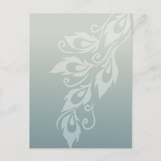 Peacock Feather Postkarte (Vorderseite)