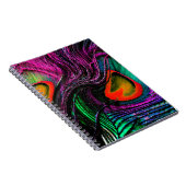 Peacock feather rainbow notizblock (Rechte Seite)