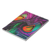 Peacock feather rainbow notizblock (Rotiert)