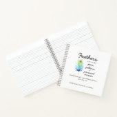 Peacock Feather Sassy Motivational Quote Journal Notizblock (Innenseite)