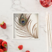 Peacock Feather Serviette (Beispiel)