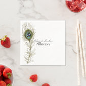 Peacock Feather Serviette (Beispiel)