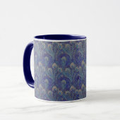Peacock Feather-Tasse Tasse (Vorderseite Links)