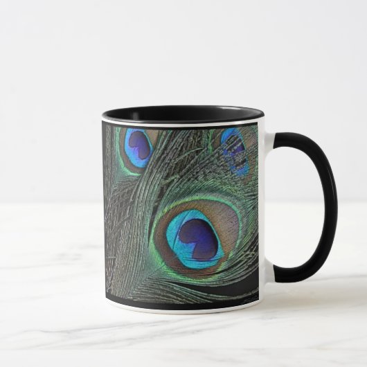 Peacock Feather-Tasse Tasse (Rechts)