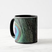Peacock Feather-Tasse Tasse (Vorderseite Links)