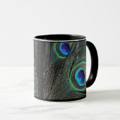 Peacock Feather-Tasse Tasse (VorderseiteRechts)