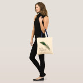 Peacock Feather Themed Tote Bag Tragetasche (Vorderseite (Model))
