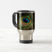 Peacock Feather Travel Mug Reisebecher (Vorderseite Links)