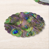 Peacock Feather  Untersetzer (angewinkelt)