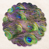 Peacock Feather  Untersetzer (Vorderseite)