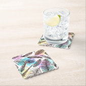 Peacock Feather Untersetzer (Vor Ort)