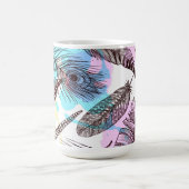 Peacock Feather Verwandlungstasse (Zentrum)