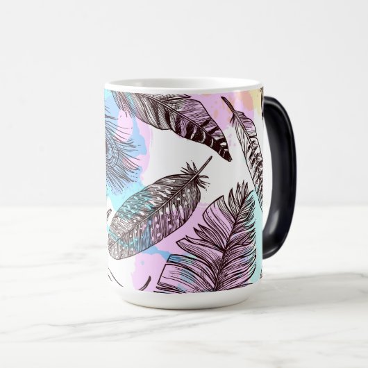 Peacock Feather Verwandlungstasse (VorderseiteRechts)