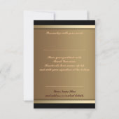 Peacock Feather Vielen Dank Hinweis Einladung (Rückseite)