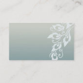 Peacock Feather Visitenkarte (Rückseite)