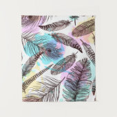 Peacock Feather Wandteppich (Vorderseite)