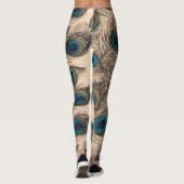 Peacock Feathered Leggings (Rückseite)