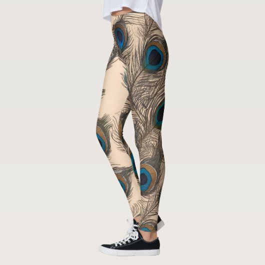 Peacock Feathered Leggings (Links)