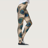 Peacock Feathered Leggings (Rechts)