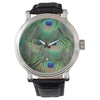 Peacock Feathers 3 Watch & Numerary Options Armbanduhr