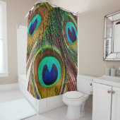 Peacock Feathers 4 Duschvorhang (Beispiel)