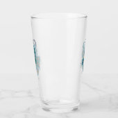 Peacock Feathers Aquamarin Peacocks Glas (Links)