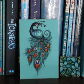 Peacock Feathers Aquamarin Peacocks Poster