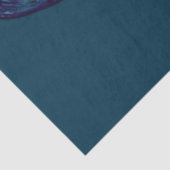 Peacock Feathers Aquamarin Peacocks Seidenpapier (Ausschnitt)