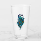 Peacock Feathers Art Glas (Vorderseite)