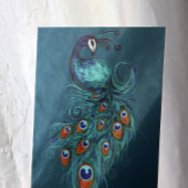 Peacock Feathers Art                               Karte