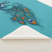 Peacock Feathers Art Sherpadecke (3/4)