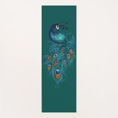 Peacock Feathers Art Yogamatte (Vorderseite)