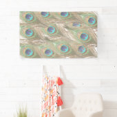 Peacock Feathers Banner (Insitu)