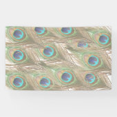 Peacock Feathers Banner (Horizontal)