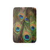 Peacock Feathers Bath Mat Badematte (Vorderseite Vertikal)